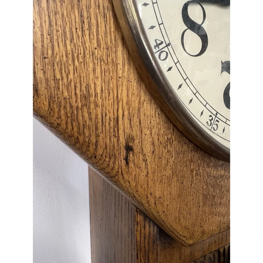 Howard Miller Regulator Wall Clock Model 612-533 Oak Case Brass Pendulum USA